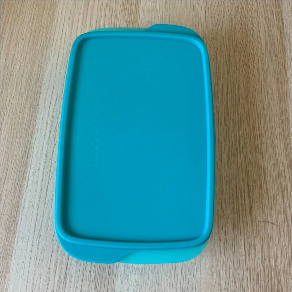 Tupperware Aqua Blue Bento Box or Lunch Box